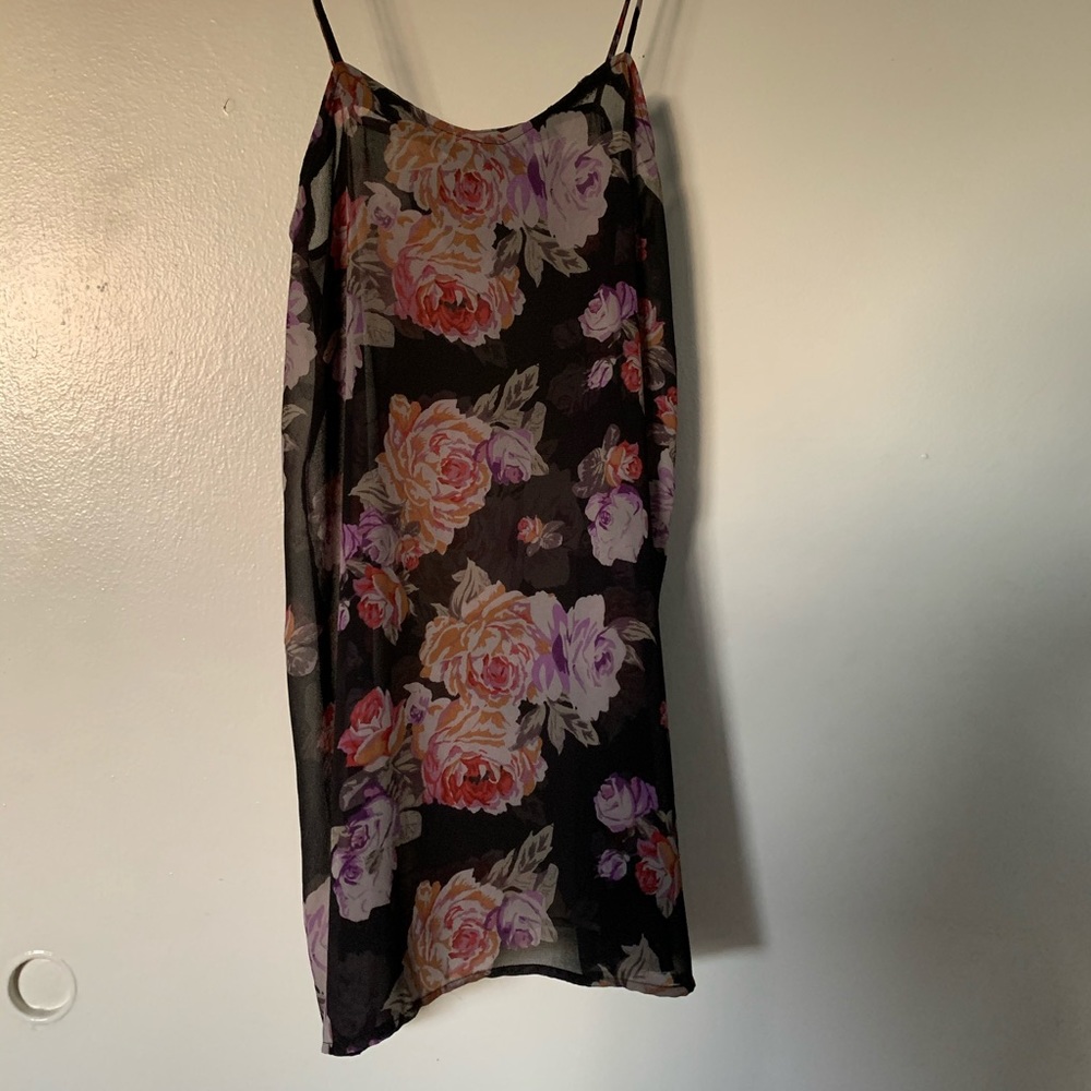 MINKPINK floral print mini dress